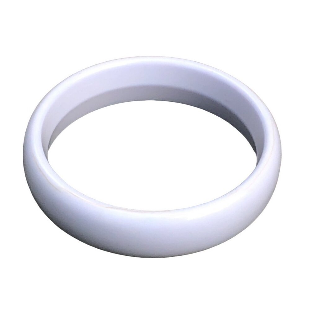 Vintage Mod Pale Pastel Lilac Purple Lucite Bangle Bracelet Minimalist Retro - Picture 2 of 7